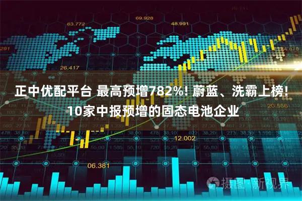 正中优配平台 最高预增782%! 蔚蓝、洗霸上榜! 10家中报预增的固态电池企业